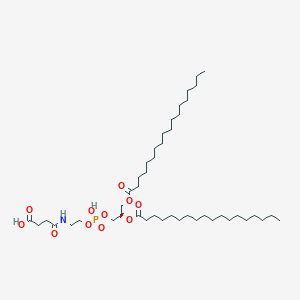 molecular formula C45H86NO11P B12397511 DSPE-succinic acid 