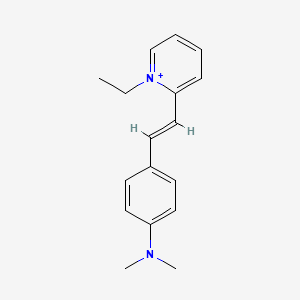 2-(4-Dimethylaminostyryl)-1-ethylpyridinium