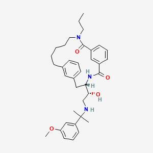 molecular formula C36H47N3O4 B12397521 Antimalarial agent 31 