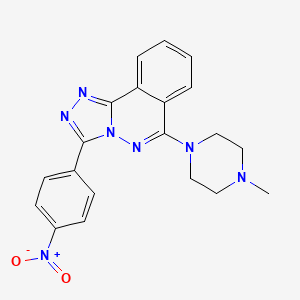 molecular formula C20H19N7O2 B12397534 Anticancer agent 72 