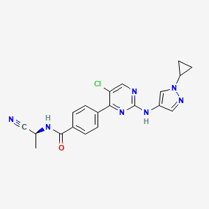 molecular formula C20H18ClN7O B12397550 Jak-IN-28 