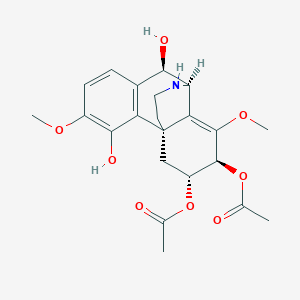 molecular formula C22H27NO8 B12397582 Fenfangjine G 