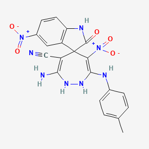 molecular formula C20H16N8O5 B12397583 AChE-IN-35 