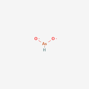 molecular formula AsHO2-2 B1239760 Arsonite(2-) 