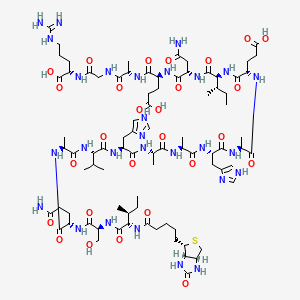 molecular formula C84H134N28O27S B12397602 Biotin-OVA (323-339) 