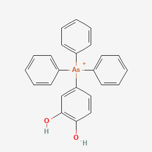 molecular formula C24H20AsO2+ B1239761 (3,4-Dihydroxy-phenyl)-triphenyl-arsonium 