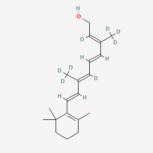 molecular formula C20H30O B12397619 Retinol-d8 