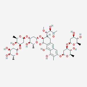 molecular formula C50H72O23 B12397639 Demycarosyl-3D-|A-D-digitoxosylmithramycin SK 