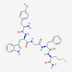 molecular formula C36H43N7O6S B12397662 Y-{d-Trp}-GFM-NH2 