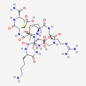 molecular formula C37H60N14O14S2 B12397668 Certepetide CAS No. 2580154-02-3