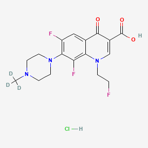 molecular formula C17H19ClF3N3O3 B12397708 Fleroxacin-d3 (hydrochloride) 