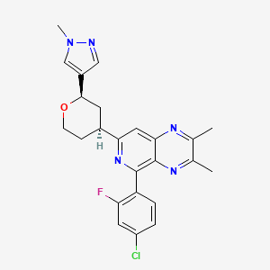 molecular formula C24H23ClFN5O B12397765 TREM2 agonist-2 