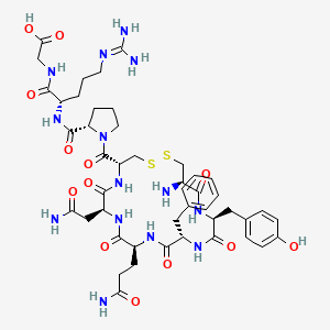 molecular formula C46H64N14O13S2 B12397766 [8-L-arginine] deaminovasopressin 