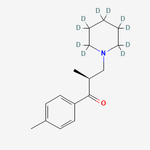 molecular formula C16H23NO B12397769 S (+) Tolperisone-d10 