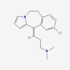 molecular formula C18H21ClN2 B1239781 Nelezaprine CAS No. 69624-60-8