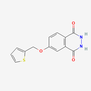 molecular formula C13H10N2O3S B12397816 6-(Thiophen-2-ylmethoxy)-2,3-dihydrophthalazine-1,4-dione 