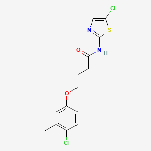 molecular formula C14H14Cl2N2O2S B12397835 HIV-1 inhibitor-36 