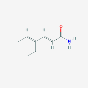 molecular formula C8H13NO B1239785 4-Ethyl-2,4-hexadienecarboxamide CAS No. 92454-24-5