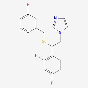 molecular formula C18H15F3N2Se B12397862 Antifungal agent 58 