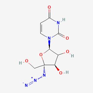 1-[(2R,4R,5R)-5-azido-3,4-dihydroxy-5-(hydroxymethyl)oxolan-2-yl]pyrimidine-2,4-dione