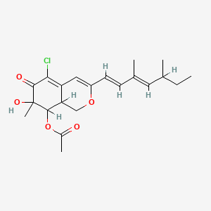 molecular formula C21H27ClO5 B1239791 Isochromophilone VIII CAS No. 175773-90-7