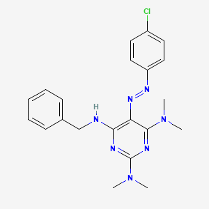 molecular formula C21H24ClN7 B12397913 Chitinase-IN-4 