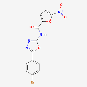 molecular formula C13H7BrN4O5 B12397920 Antitubercular agent-12 