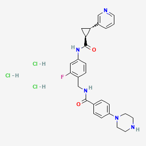 molecular formula C27H31Cl3FN5O2 B12397936 Nampt-IN-10 (trihydrochloride) 