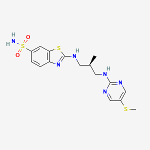 molecular formula C16H20N6O2S3 B12397949 Pcsk9-IN-16 