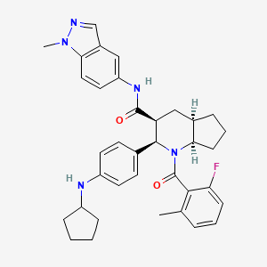 molecular formula C36H40FN5O2 B12397957 C5aR-IN-2 