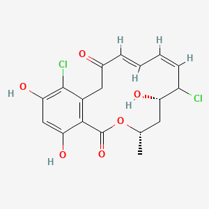 molecular formula C18H18Cl2O6 B1239796 Pochonin C 