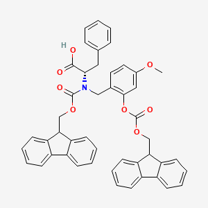 molecular formula C47H39NO8 B12397980 Fmoc-(FmocHmb)Phe-OH 