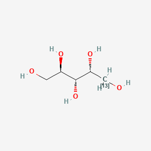 molecular formula C5H12O5 B12398030 D-Arabinitol-1-13C 