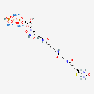 molecular formula C32H49N7Na3O18P3S B12398050 Biotin-16-dUTP (trisodium) 