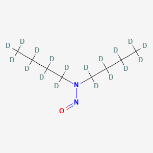 molecular formula C8H18N2O B12398071 N-Nitroso-DI-N-butylamine-D18 