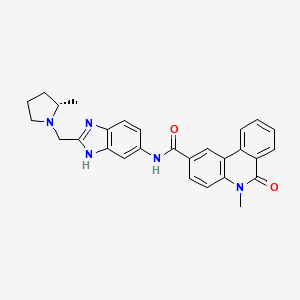 molecular formula C28H27N5O2 B12398076 Eleven-Nineteen-Leukemia Protein IN-3 