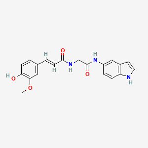 molecular formula C20H19N3O4 B12398090 AChE/BChE-IN-9 