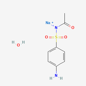 molecular formula C8H9N2NaO3S B1239812 Sulfacétamide sodique monohydraté CAS No. 6209-17-2