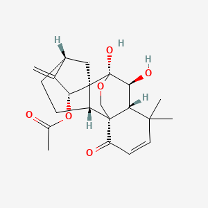 molecular formula C22H28O6 B12398132 Maoecrystal B 