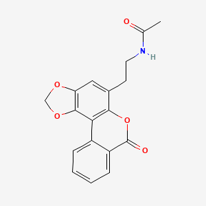 molecular formula C18H15NO5 B12398160 Fissitungfine B 