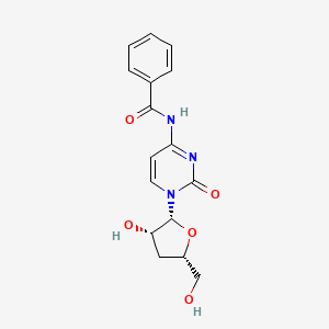 molecular formula C16H17N3O5 B12398215 N-[1-[(2R,3S,5S)-3-hydroxy-5-(hydroxymethyl)oxolan-2-yl]-2-oxopyrimidin-4-yl]benzamide 