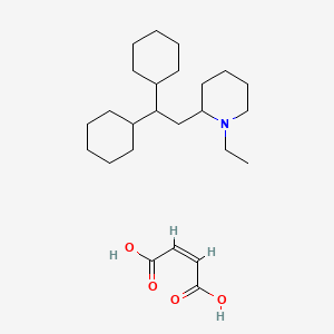 molecular formula C25H43NO4 B1239822 N-Ethylperhexiline CAS No. 78662-35-8
