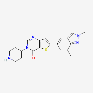 molecular formula C20H21N5OS B12398235 RNA splicing modulator 2 