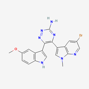 molecular formula C20H16BrN7O B12398262 Pdk-IN-1 