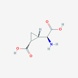 (1R,2S)-2-((S)-Amino(carboxy)methyl)cyclopropanecarboxylic acid