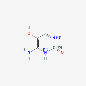 5-Hydroxycytosine-13C,15N2