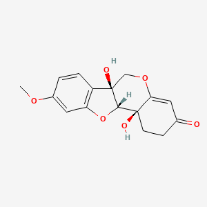 molecular formula C16H16O6 B12398322 Pterocarpadiol D 