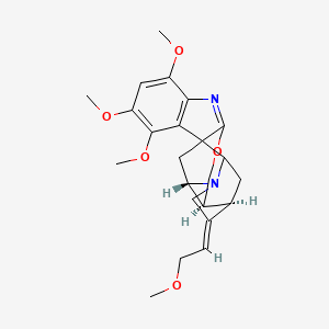 molecular formula C23H28N2O5 B12398335 (12S,13S,16Z,17R)-3,4,6-trimethoxy-16-(2-methoxyethylidene)-10-oxa-8,14-diazahexacyclo[11.6.1.01,9.02,7.012,17.014,19]icosa-2(7),3,5,8-tetraene 