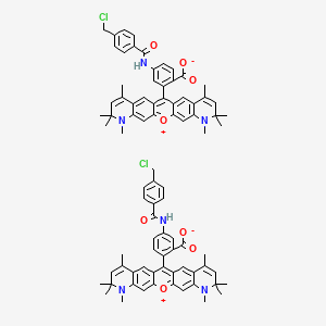 molecular formula C84H80Cl2N6O8 B12398355 CellTracker Red CMTPX 