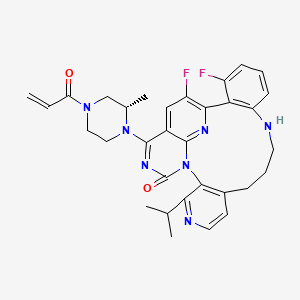 molecular formula C32H33F2N7O2 B12398363 KRAS G12C inhibitor 46 